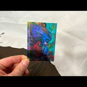 Vintage Comic Card, Transparent, DC Cyberforce Black Anvil, Codename Strykeforce